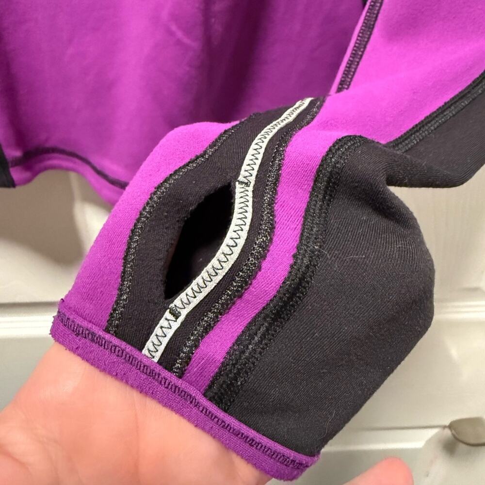 Lululemon Run U-Turn Pullover Violet/Black XS - Picture 5 of 7